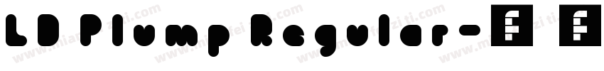 LD Plump Regular字体转换